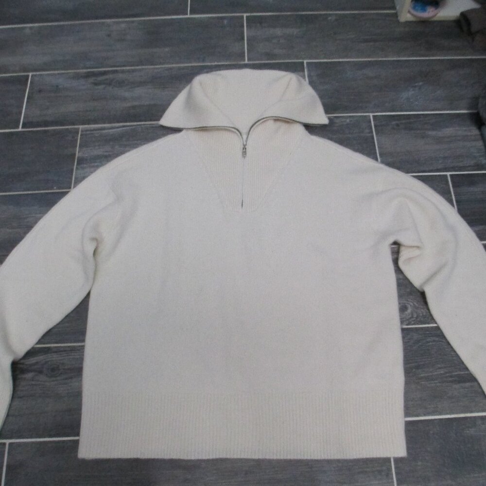 Joie quarter zip cashmere sweater